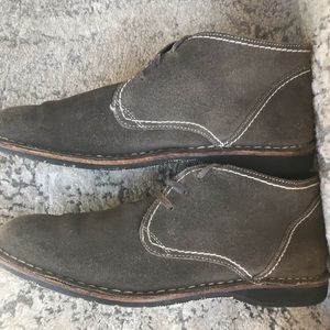 John Varvatos USA  Suede Leather Hipster Chukka Boots Brown Taupe Men’s Size 10M